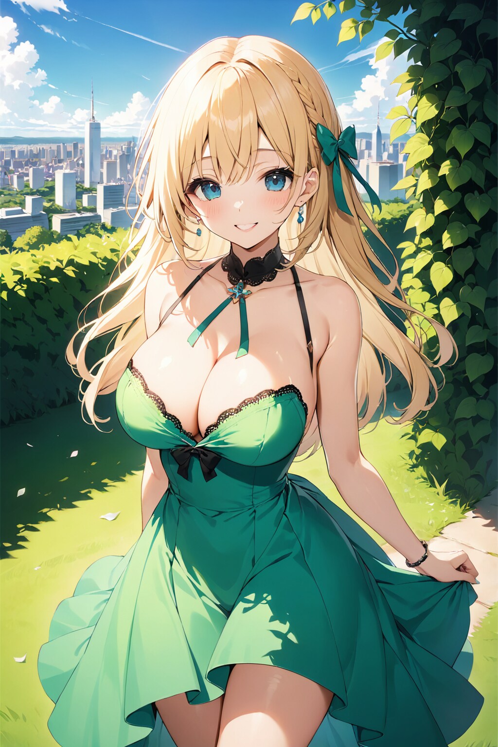 EMERALDで金髪さん