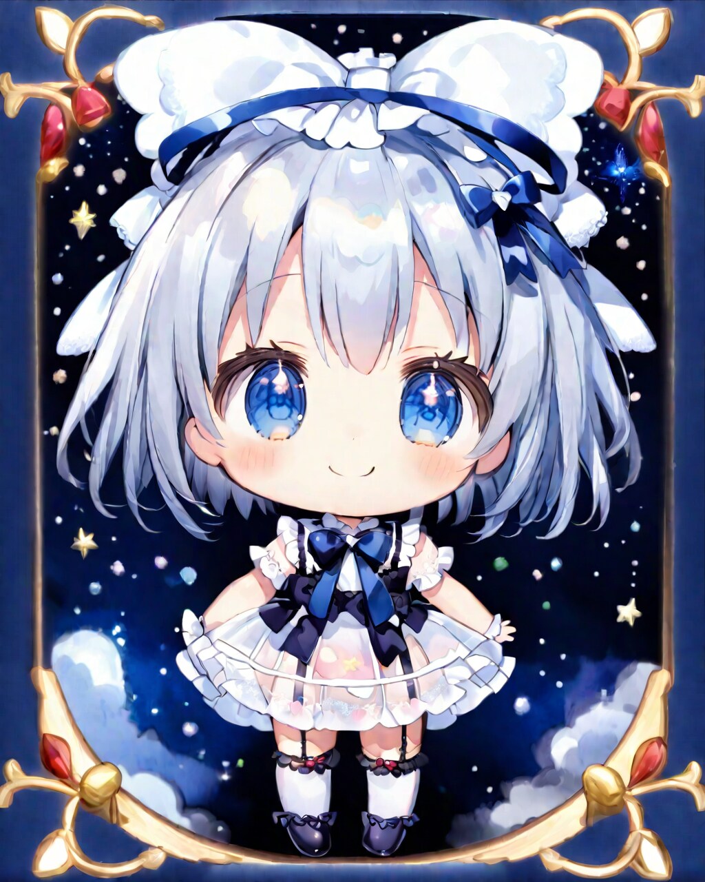 チルノのSDXLなLoRA生成実験--[9枚]