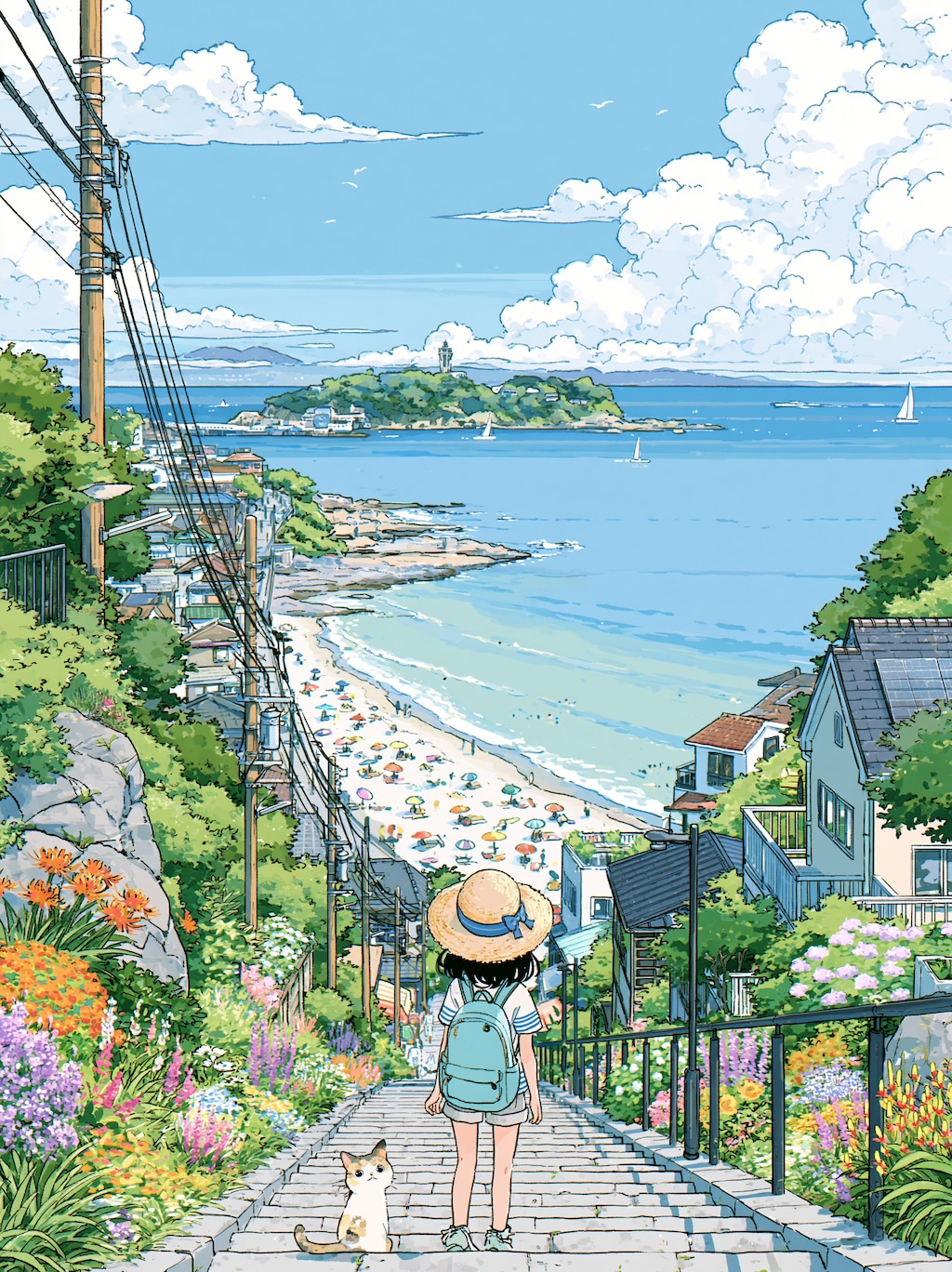 海へ続く坂
