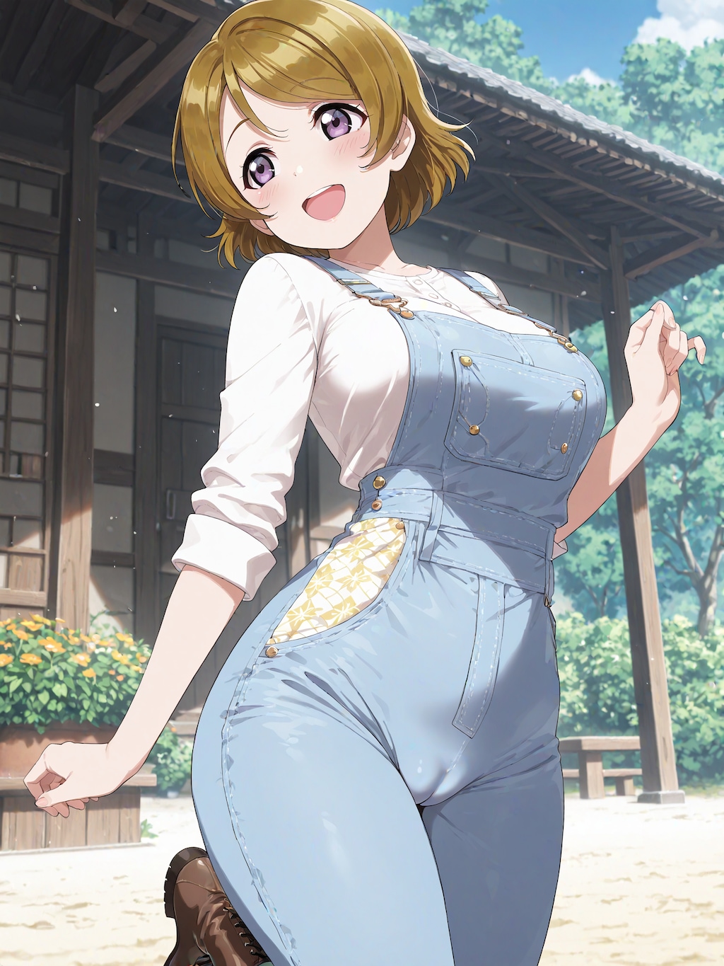 力ジュアルプライべ―卜私服姿の小泉花陽ちゃん