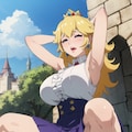お下品お姫様お漏らしピーチ 2枚目