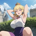 お下品お姫様お漏らしピーチ 3枚目
