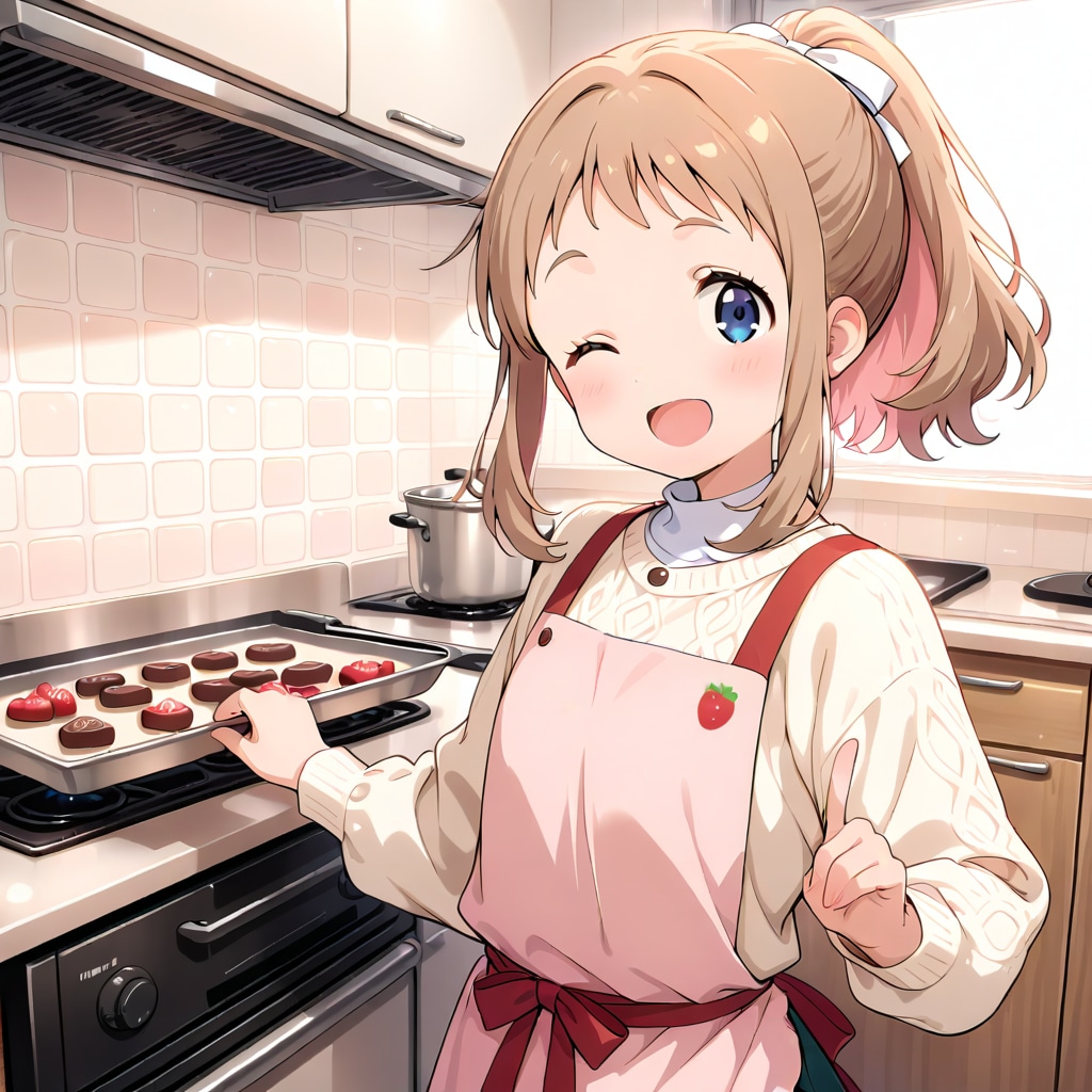 チョコレートを作ったよ