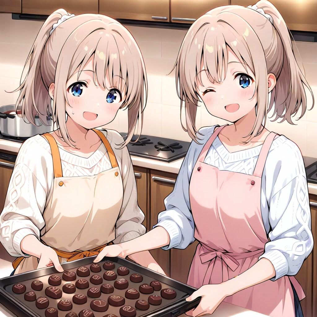 チョコレートを作ったよ