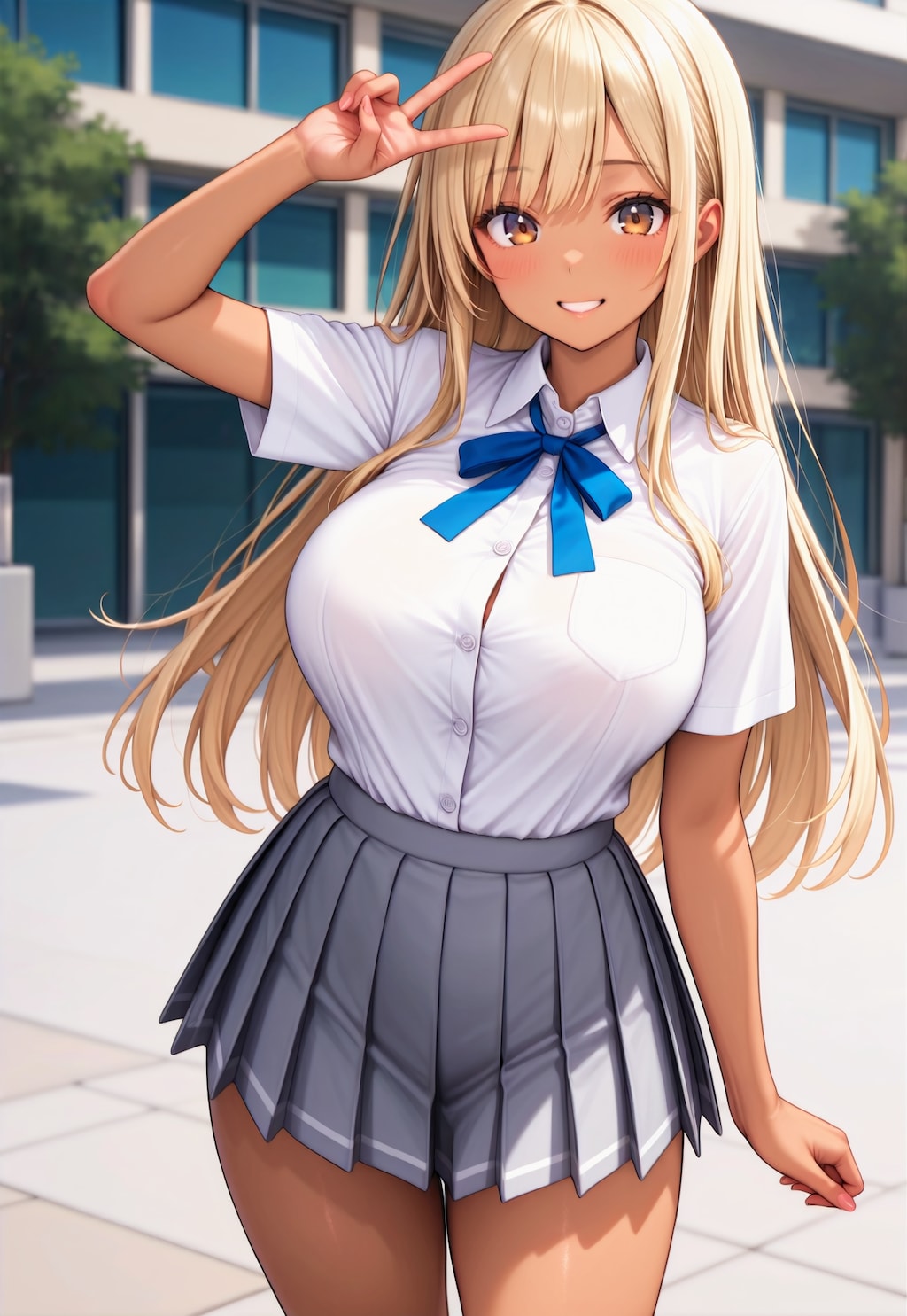 1114（おでこでピース）