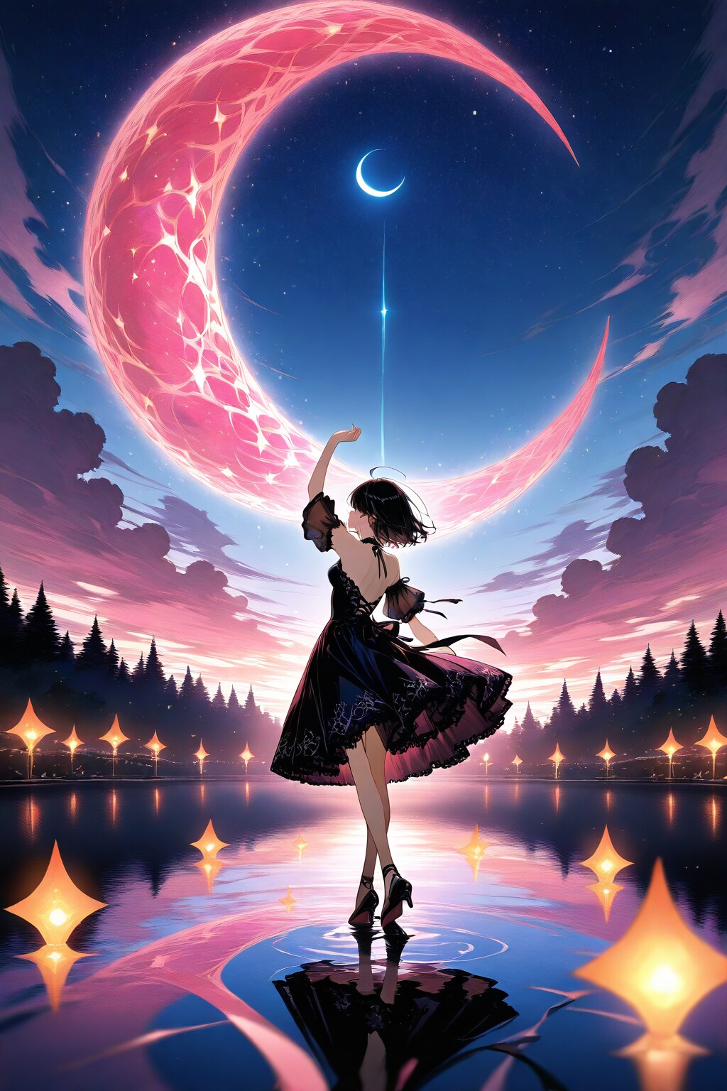 月のワルツ | の人気AIイラスト・グラビア