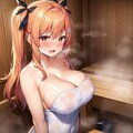 巨乳ツインテとサウナ① 5枚目