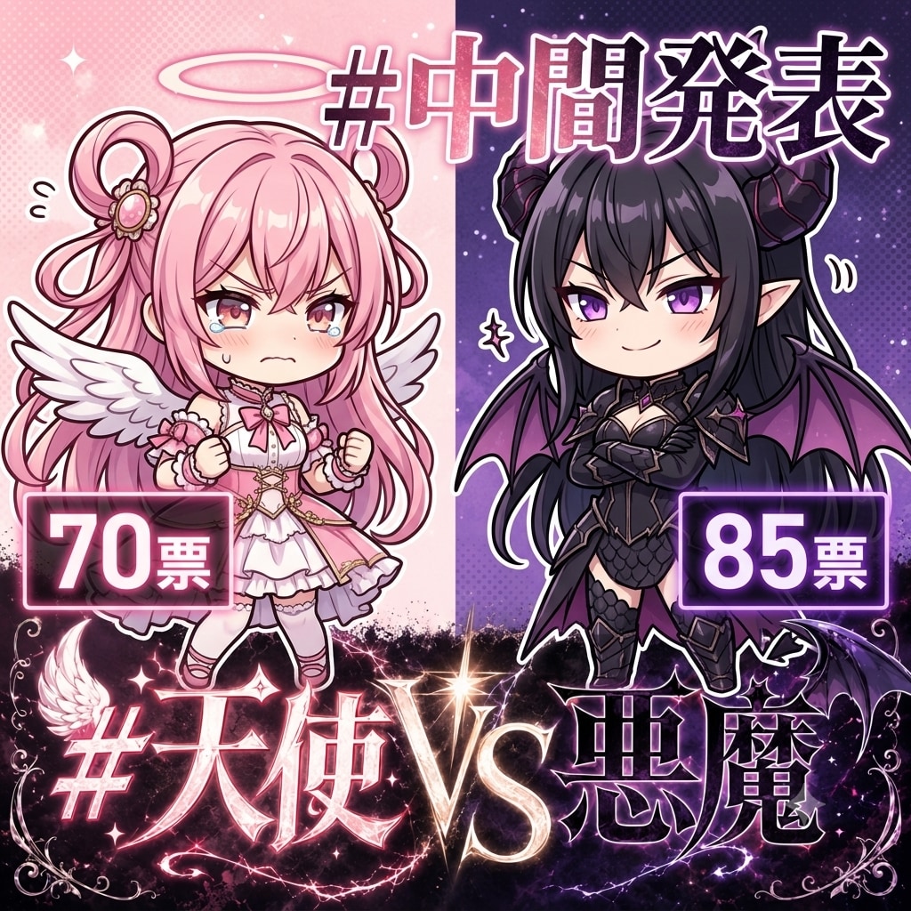【天使VS悪魔】中間発表【１日目】