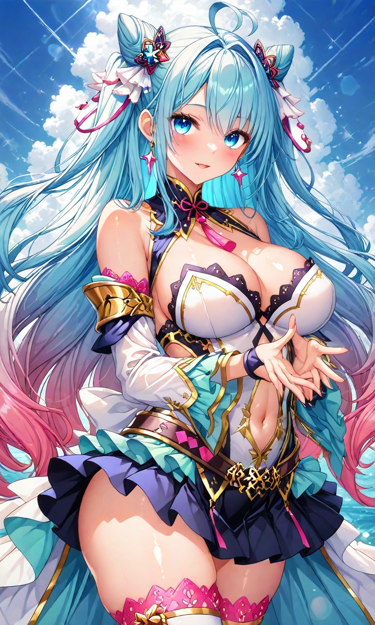 オリジナルVtuberっぽい感じの美女