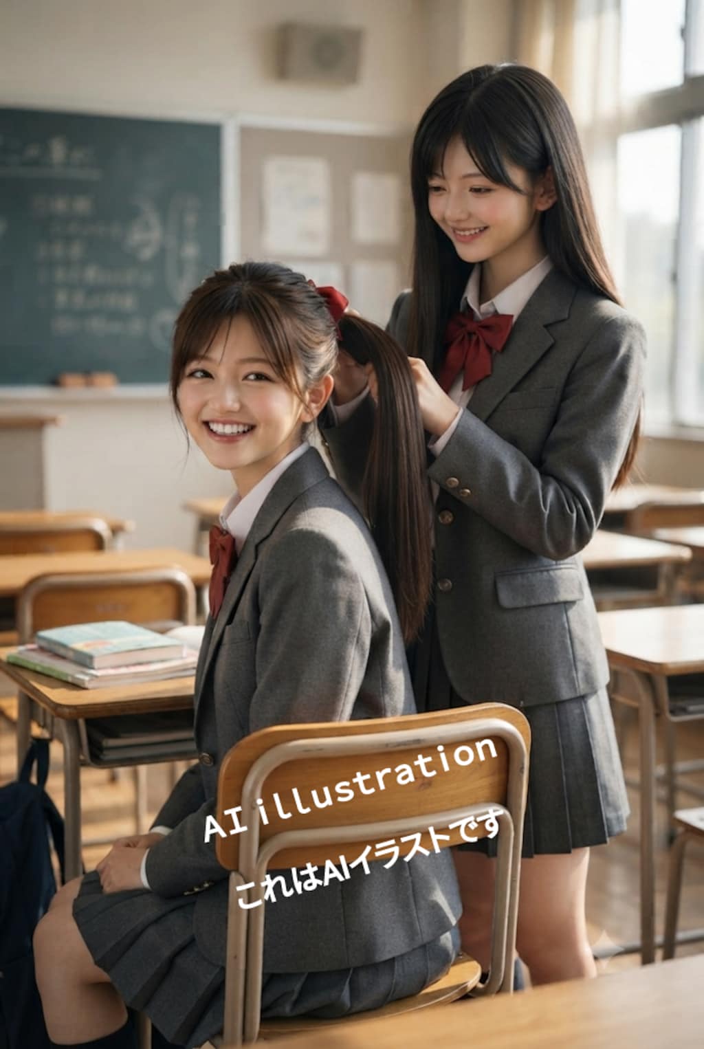 ふたりの初恋の美少女。幼稚園以来の奇跡的な再会を果たした大親友だった。  髪にそっと触れたり、ほどけたポニーテールを直し合う── そんなささやかな仕草まで分け合えただろう短い季節。
