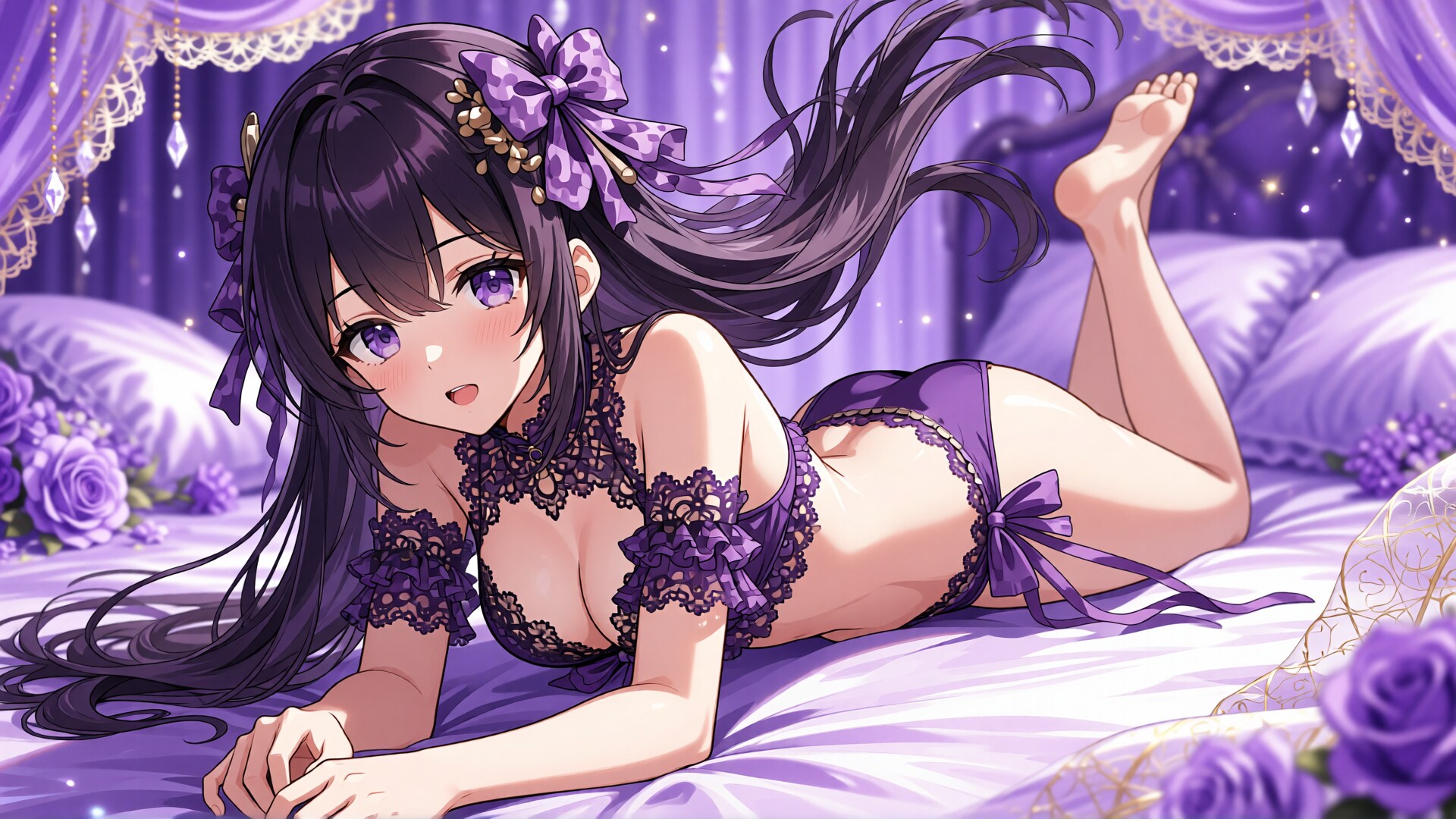 紫髪少女と水着　その3-7