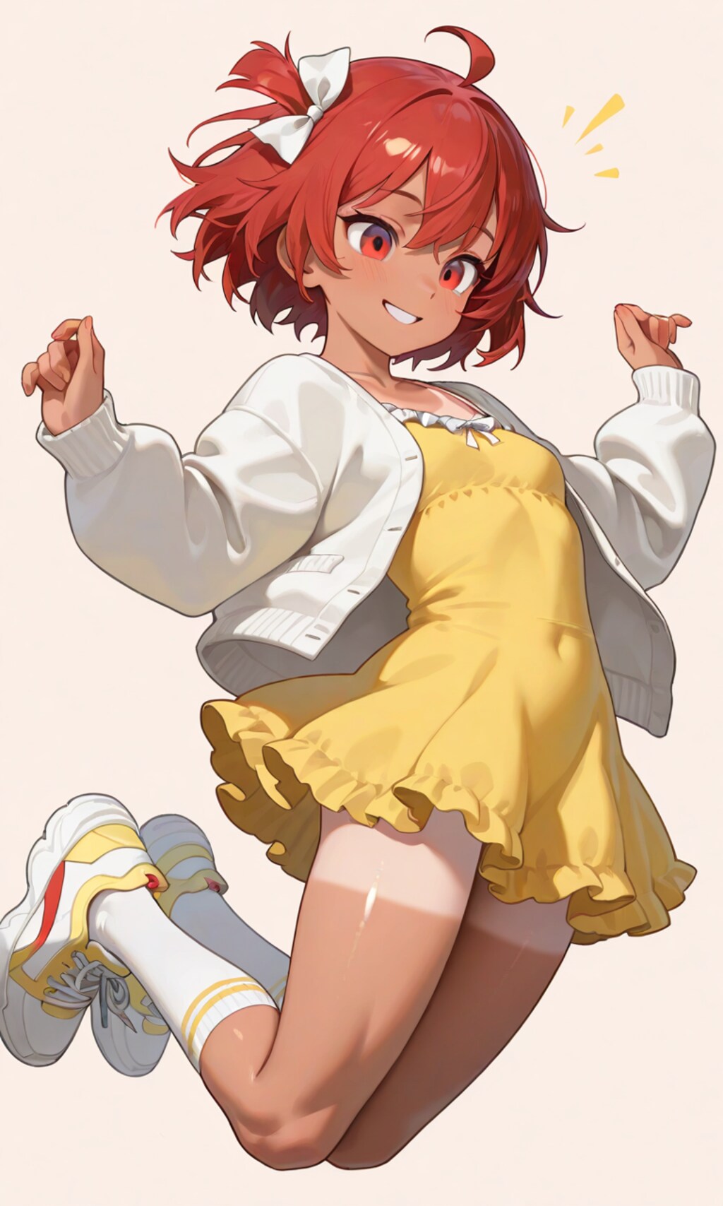 日焼け少女あかねのガーリーファッション