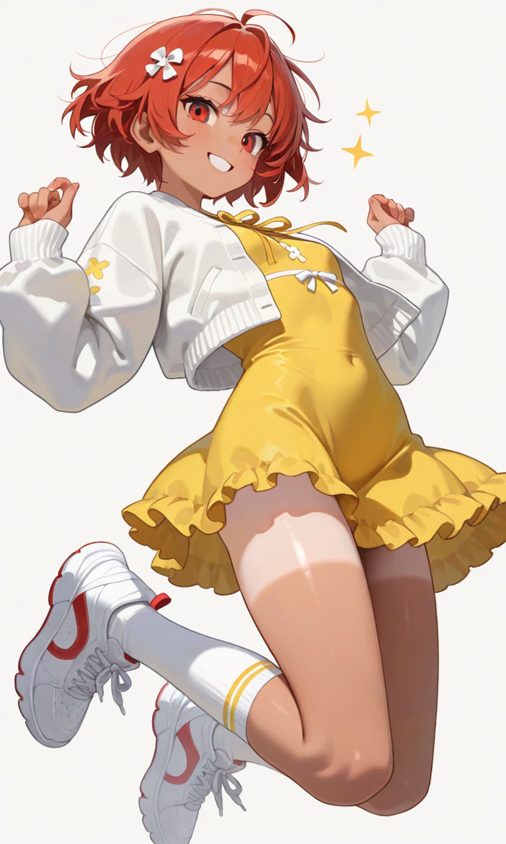 日焼け少女あかねのガーリーファッション