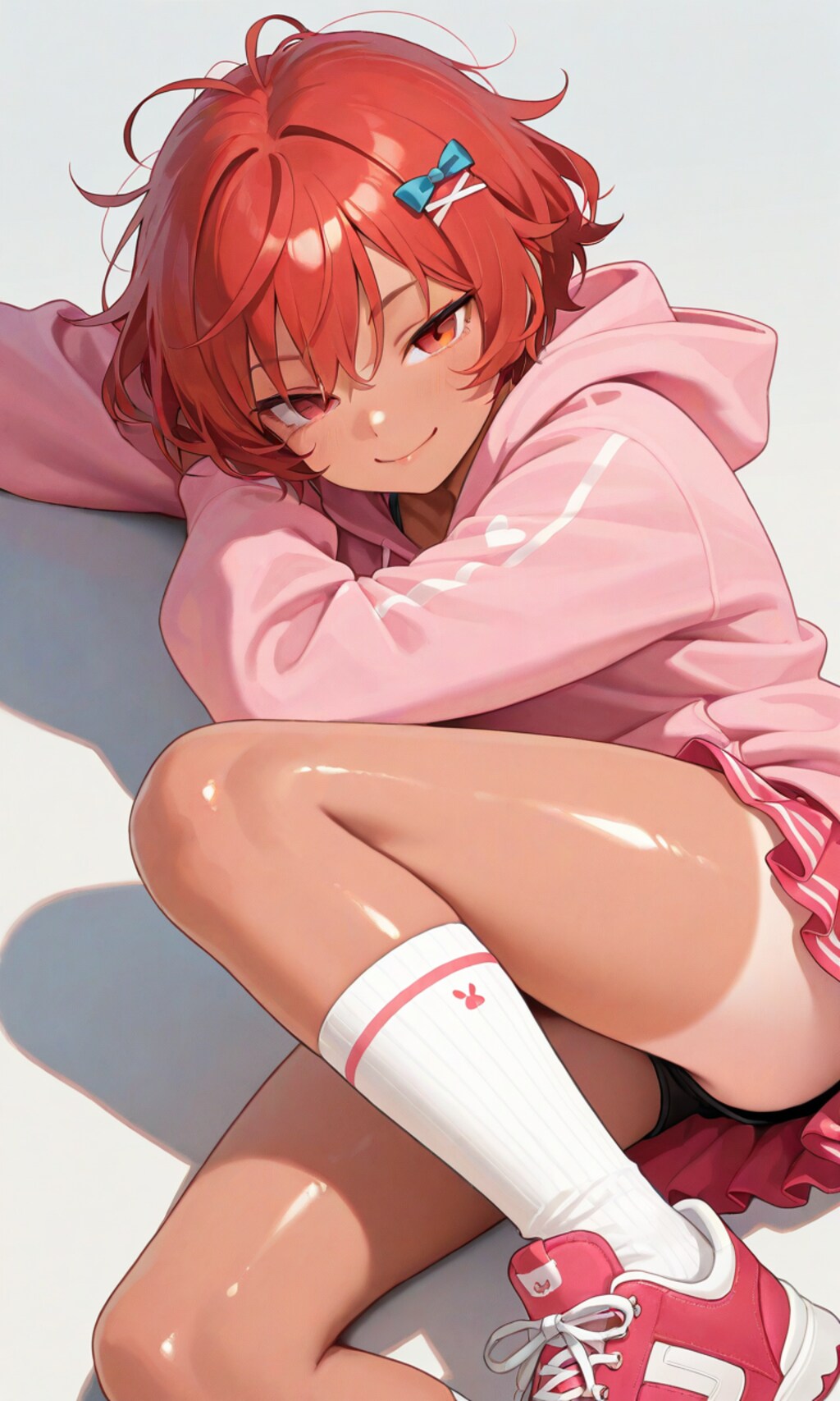 日焼け少女あかねのガーリーファッション
