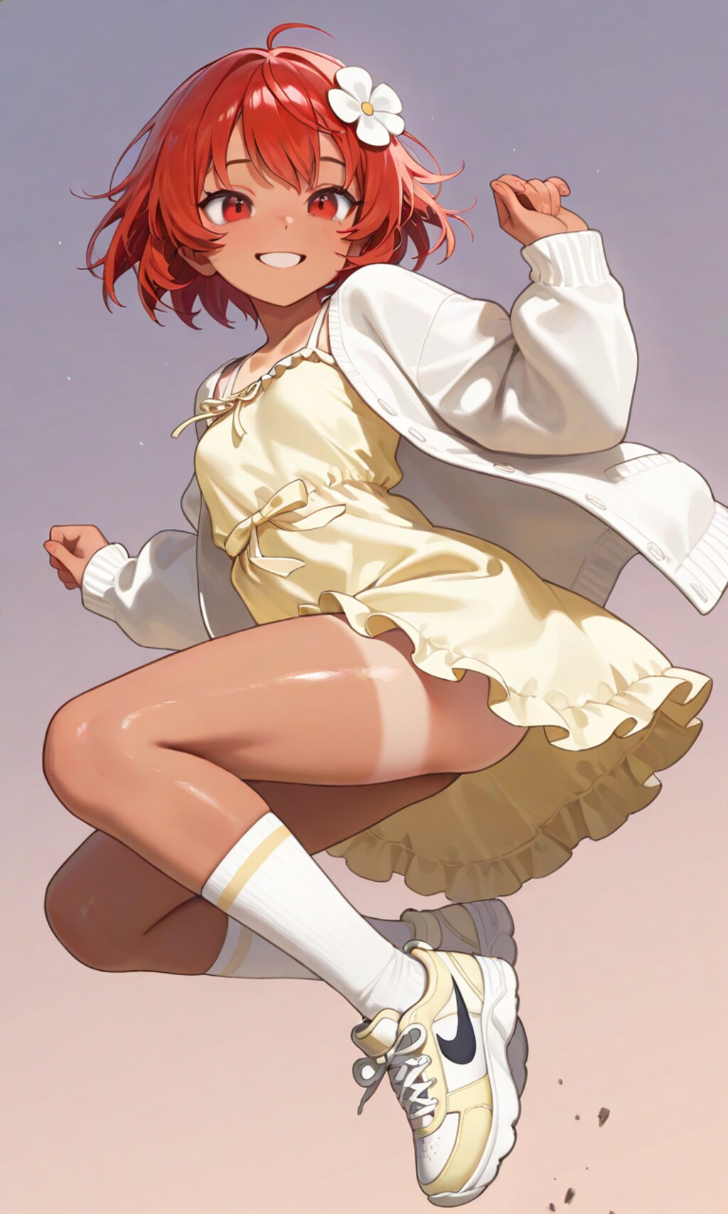 日焼け少女あかねのガーリーファッション
