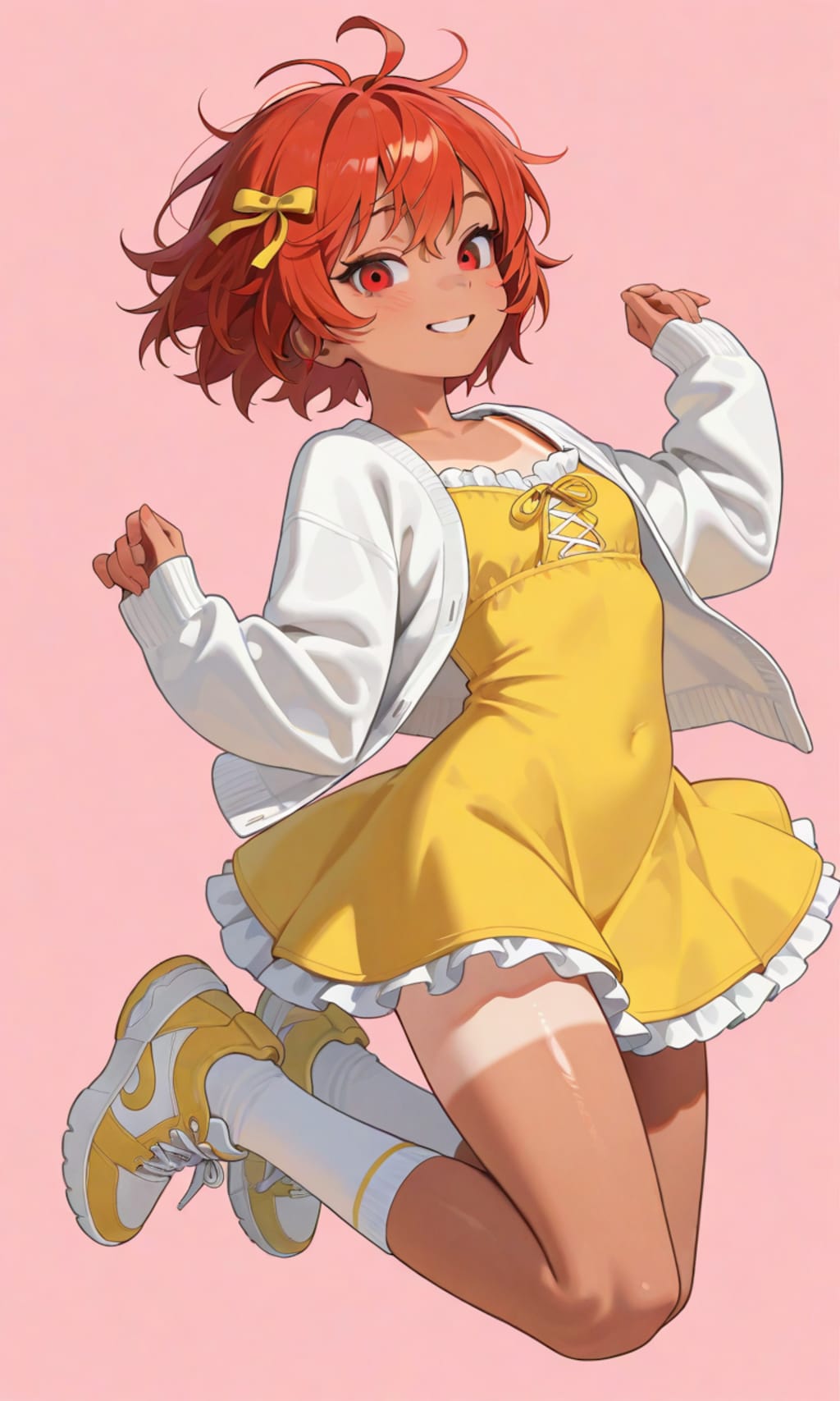 日焼け少女あかねのガーリーファッション