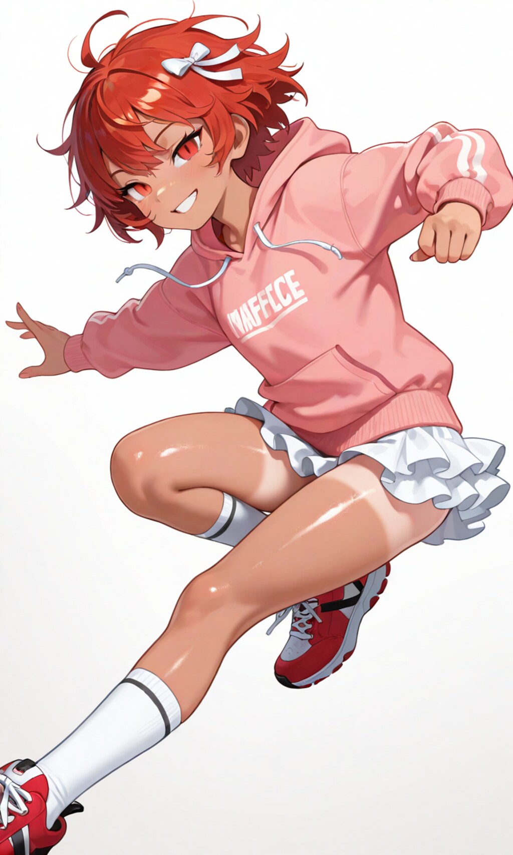 日焼け少女あかねのガーリーファッション