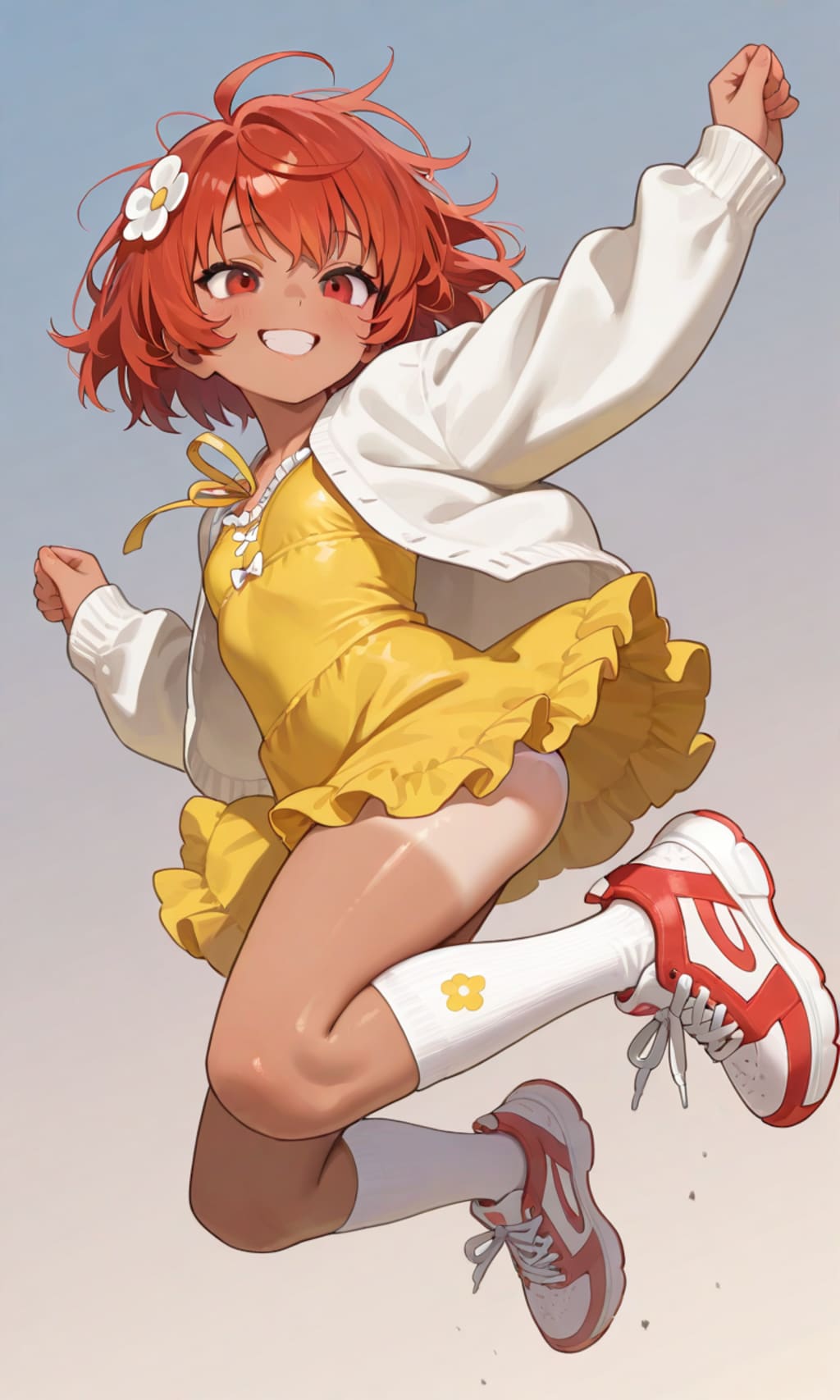 日焼け少女あかねのガーリーファッション
