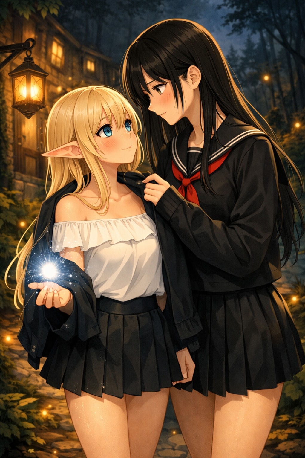 秘密の場所（オーベルジュの日　02） | の人気AIイラスト・グラビア