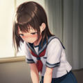 放課後の教室でこっそりオナニー【制服少女角オナ】 9枚目