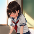放課後の教室でこっそりオナニー【制服少女角オナ】 6枚目