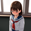 放課後の教室でこっそりオナニー【制服少女角オナ】 2枚目