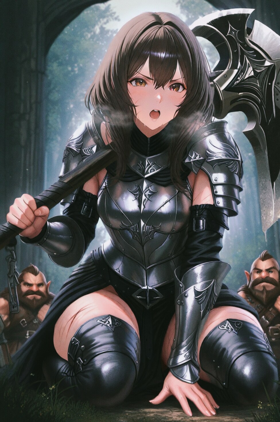 ドワーフの女戦士