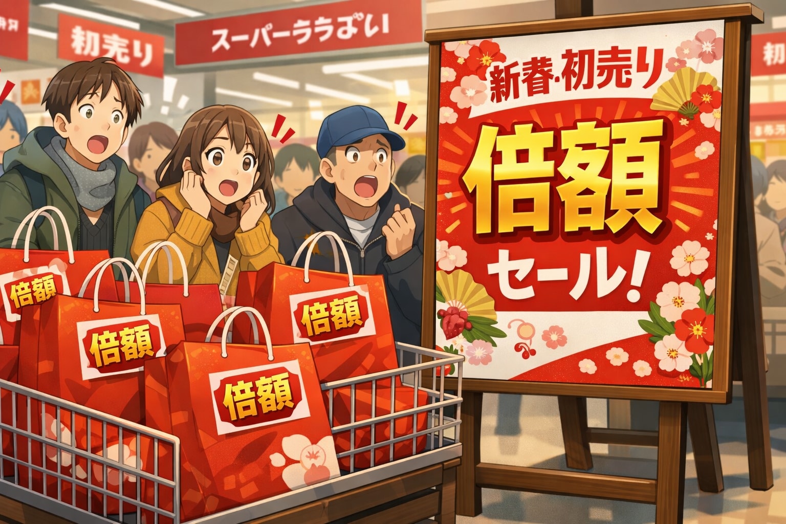 新春初売りセール | の人気AIイラスト・グラビア