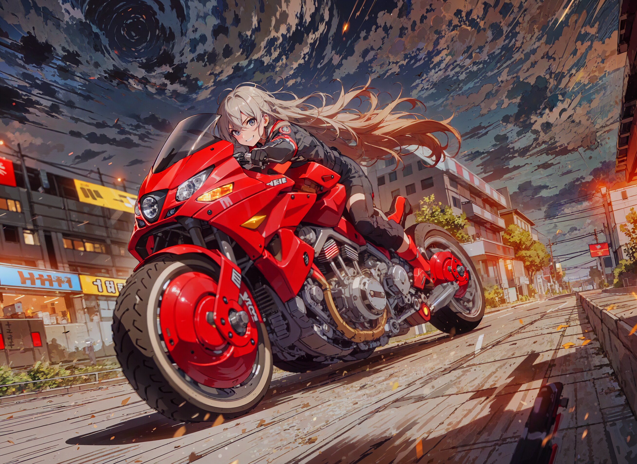 Full speed motorcycle