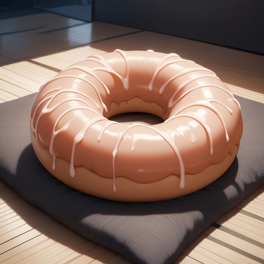 ドーナツ座布団