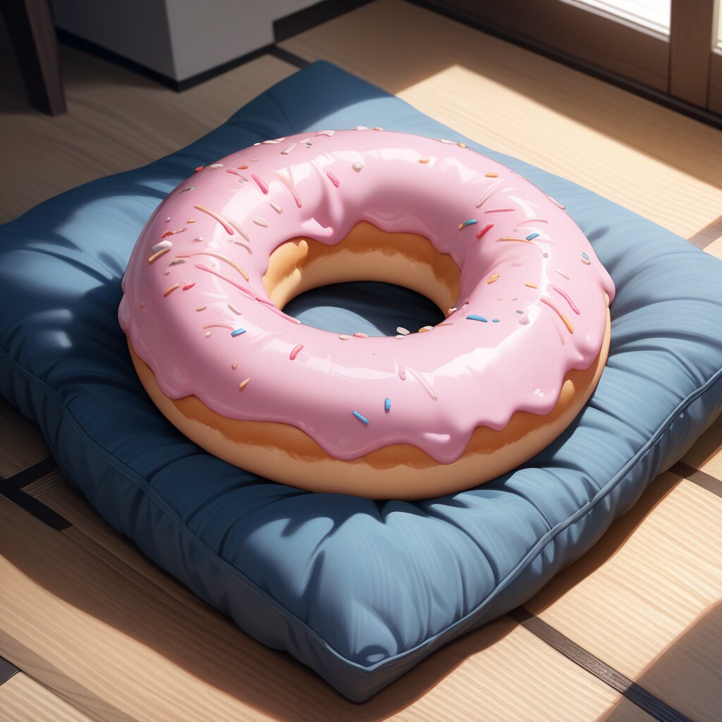 ドーナツ座布団 | の人気AIイラスト・グラビア