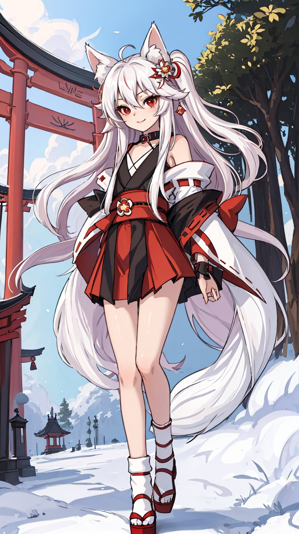 巫女きつね