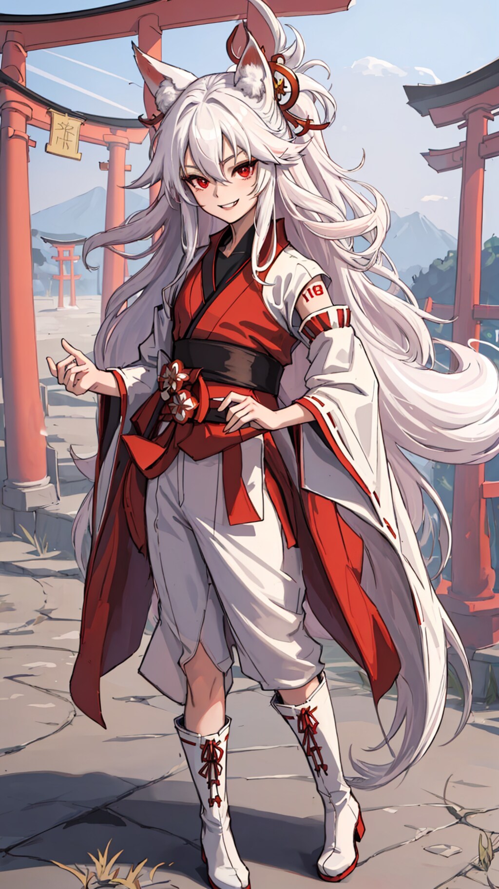 巫女きつね
