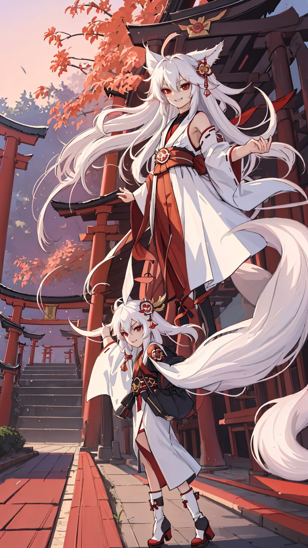 巫女きつね