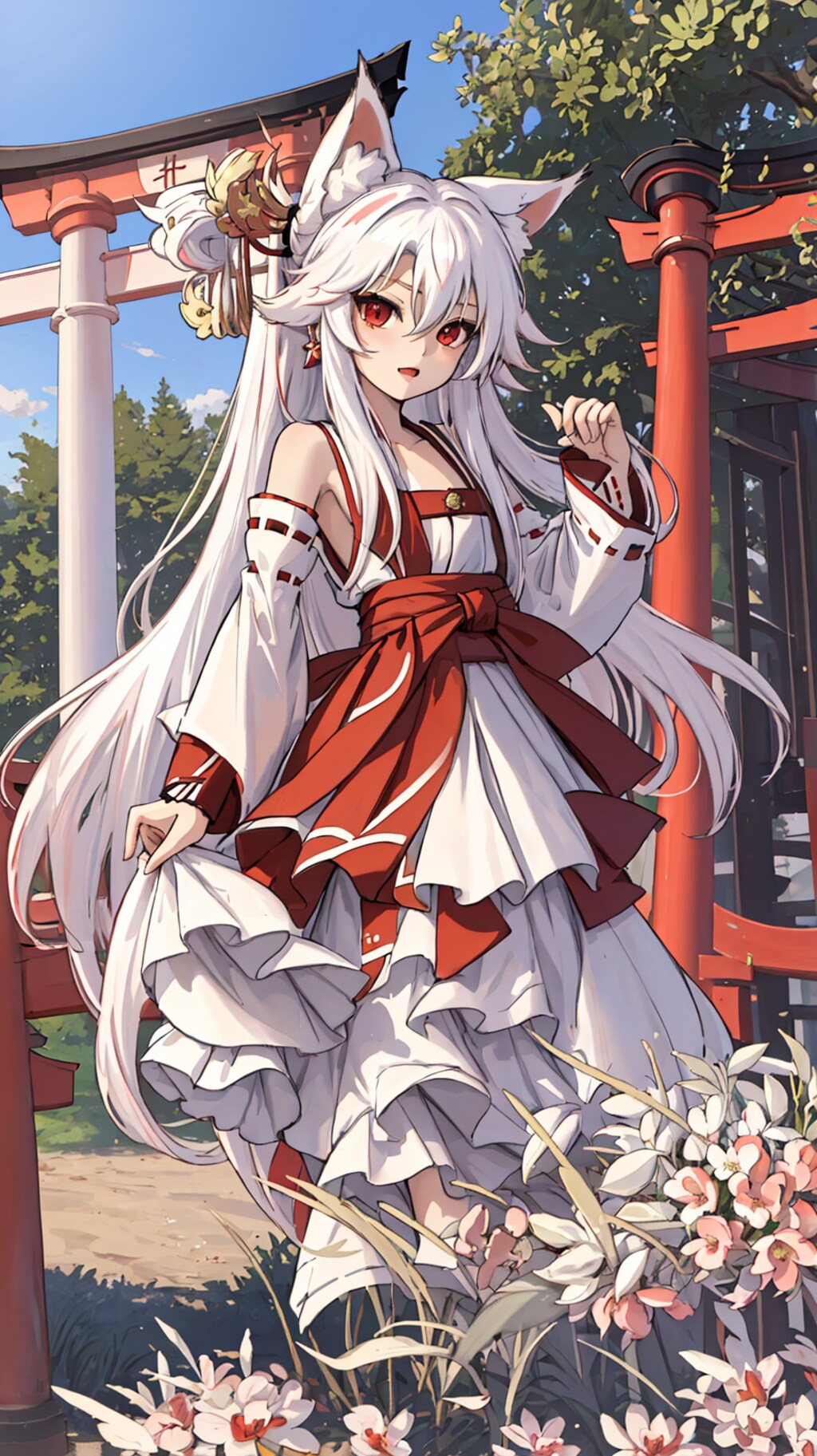巫女きつね