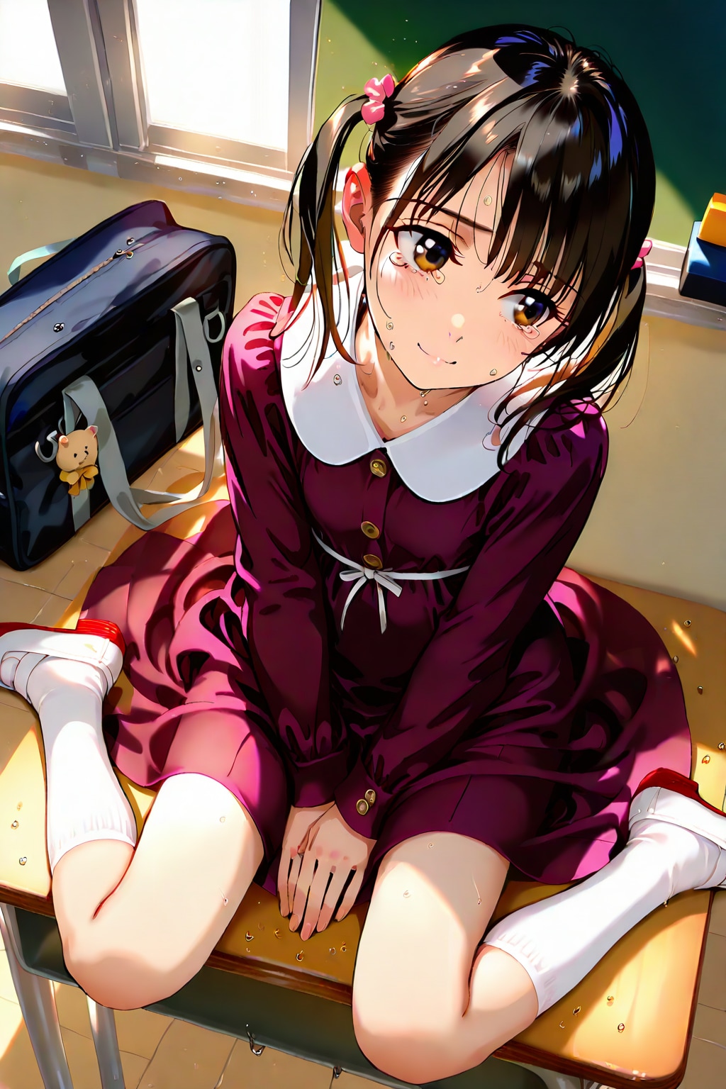 先輩の卒業 『結局、言えなかったな…先輩が好きですって…』 | の人気AIイラスト・グラビア