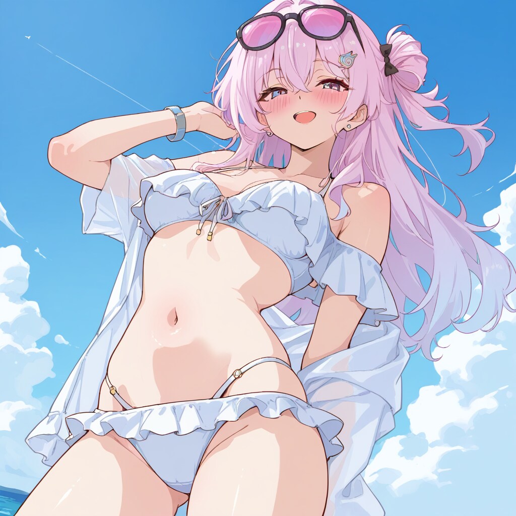 夏服、水着？