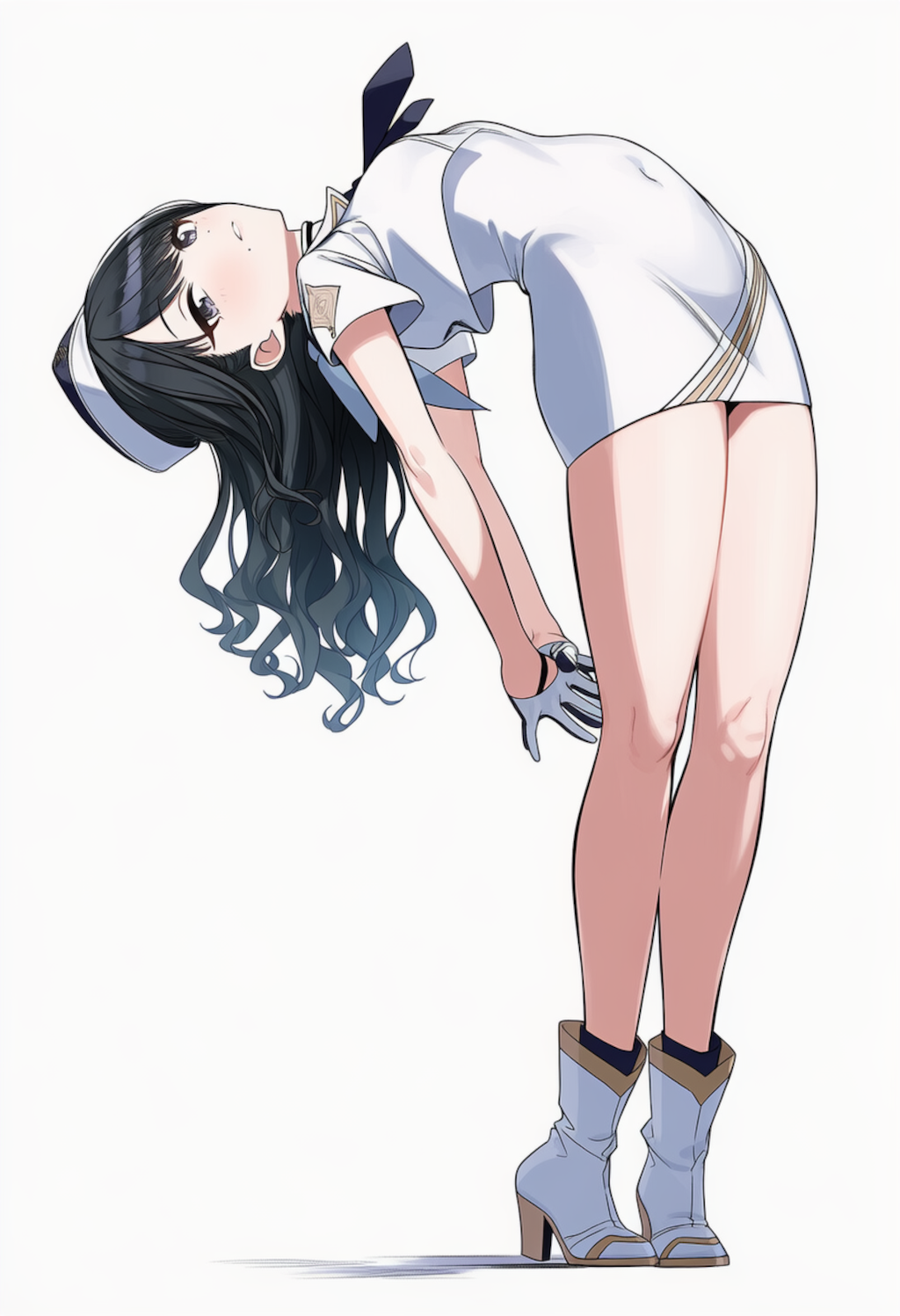 ブルアカオペレーター服　後ろ反り63