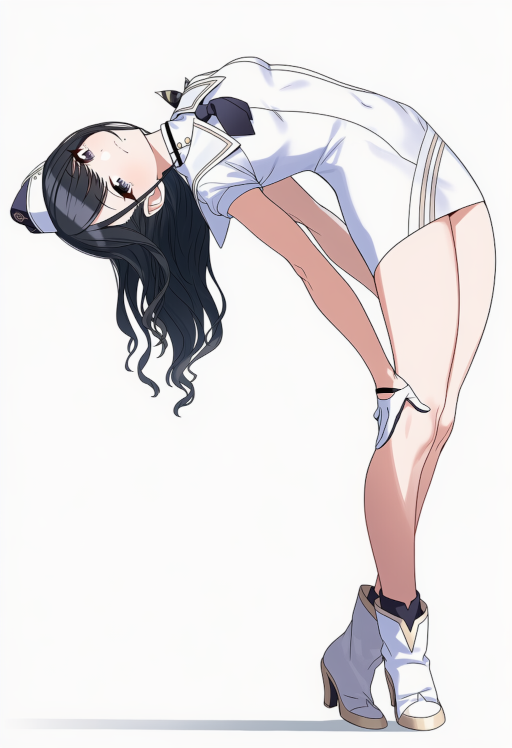 ブルアカオペレーター服　後ろ反り63
