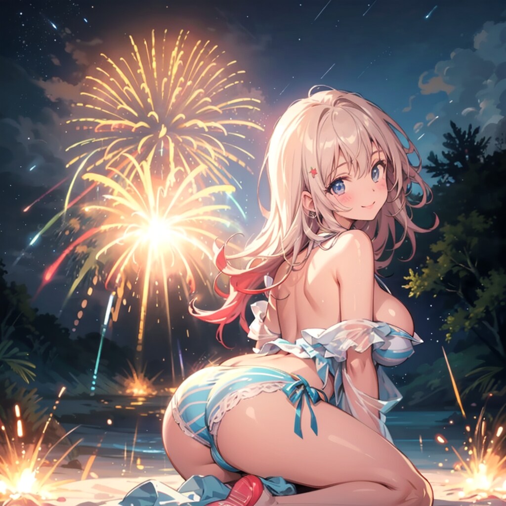 二人だけの花火大会