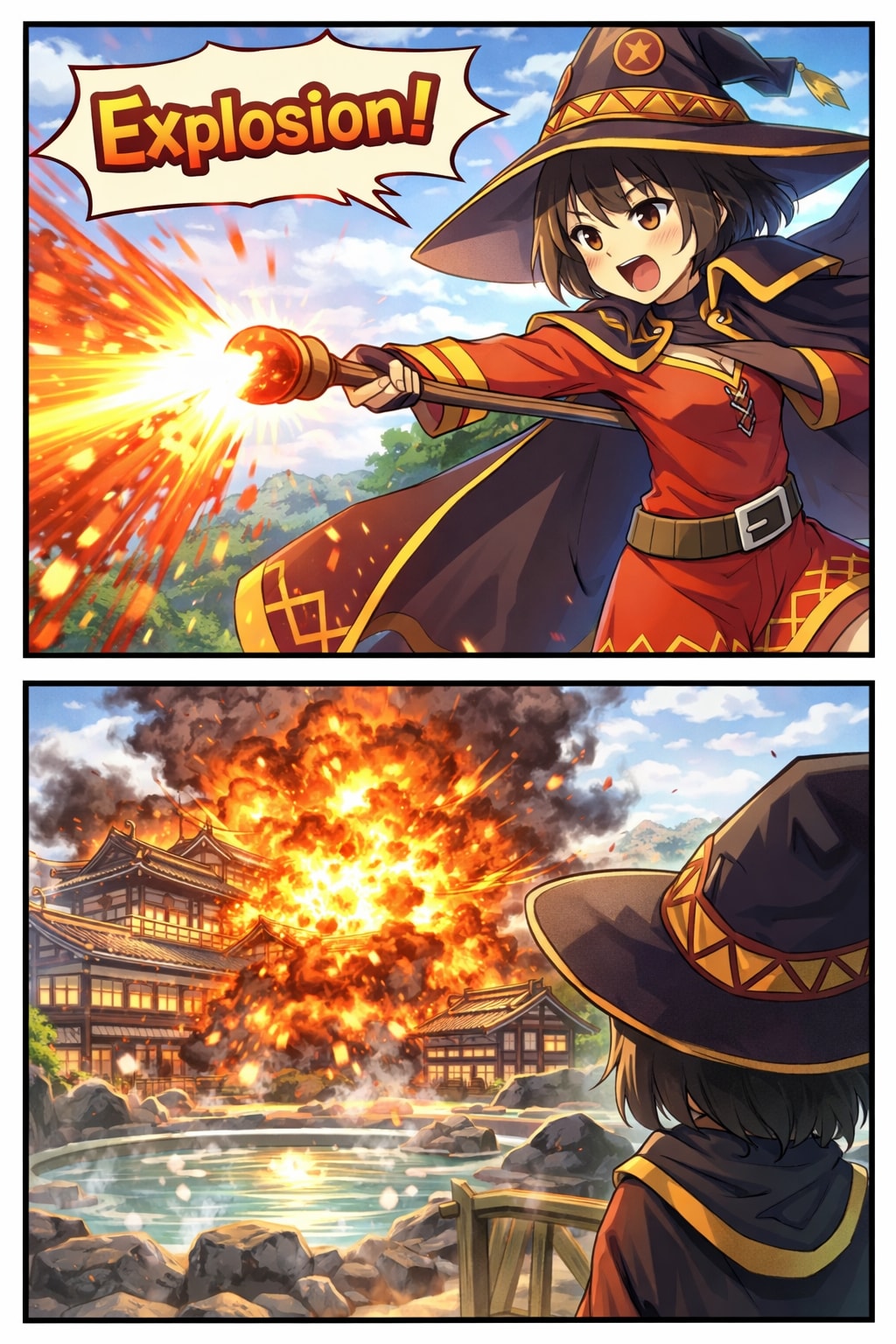 なぜ温泉は爆発したのか | の人気AIイラスト・グラビア