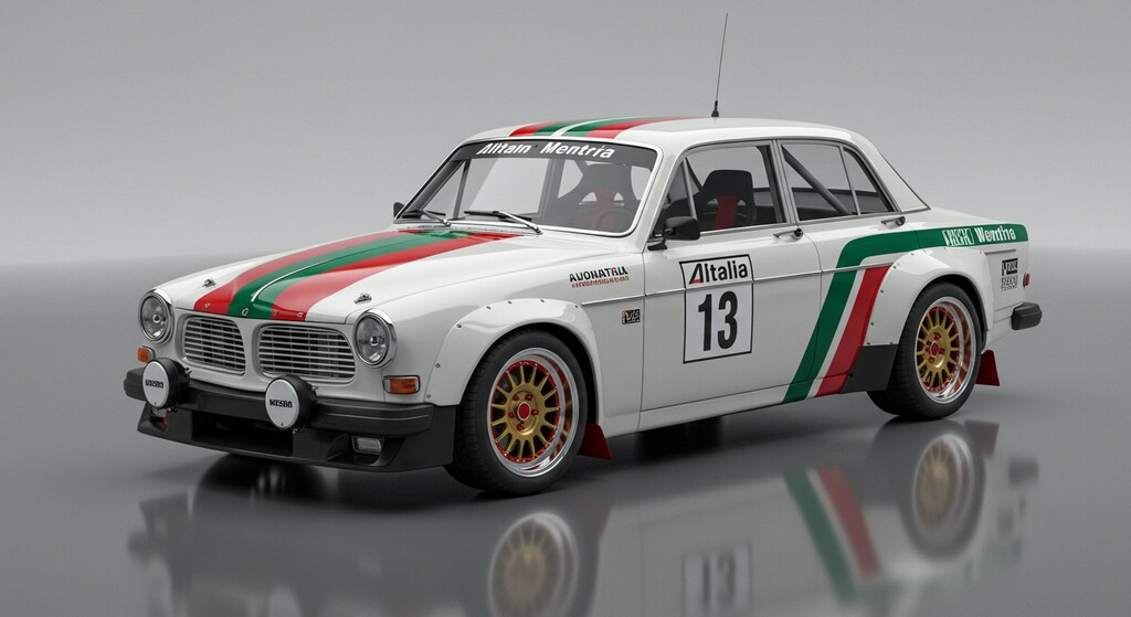 アリタリアボルボアマゾンラリーカー