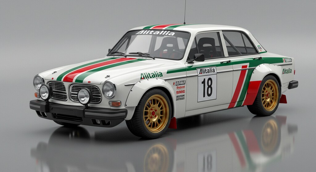 アリタリアボルボアマゾンラリーカー