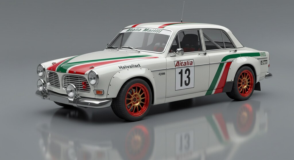 アリタリアボルボアマゾンラリーカー