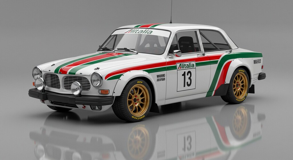 アリタリアボルボアマゾンラリーカー