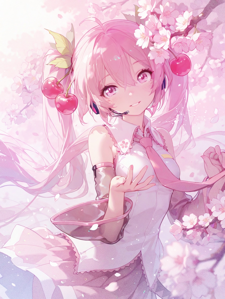 桜吹雪 | の人気AIイラスト・グラビア