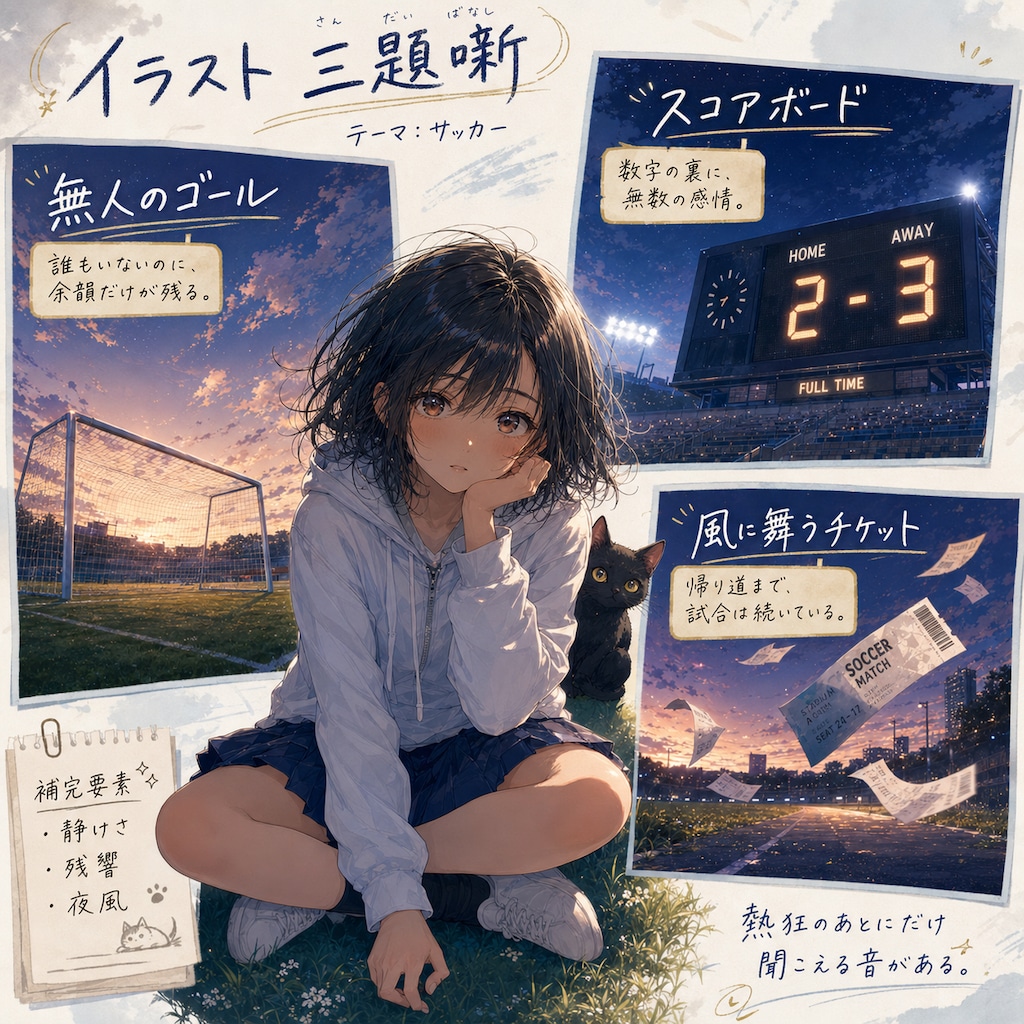 三題噺 サッカー