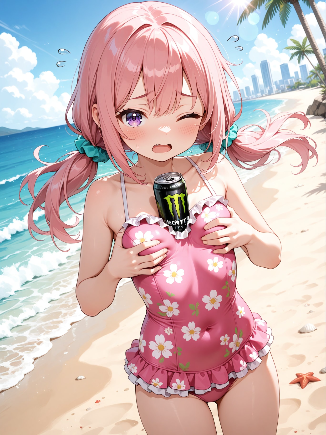 お兄ちゃんジュース持ってきたよ💦