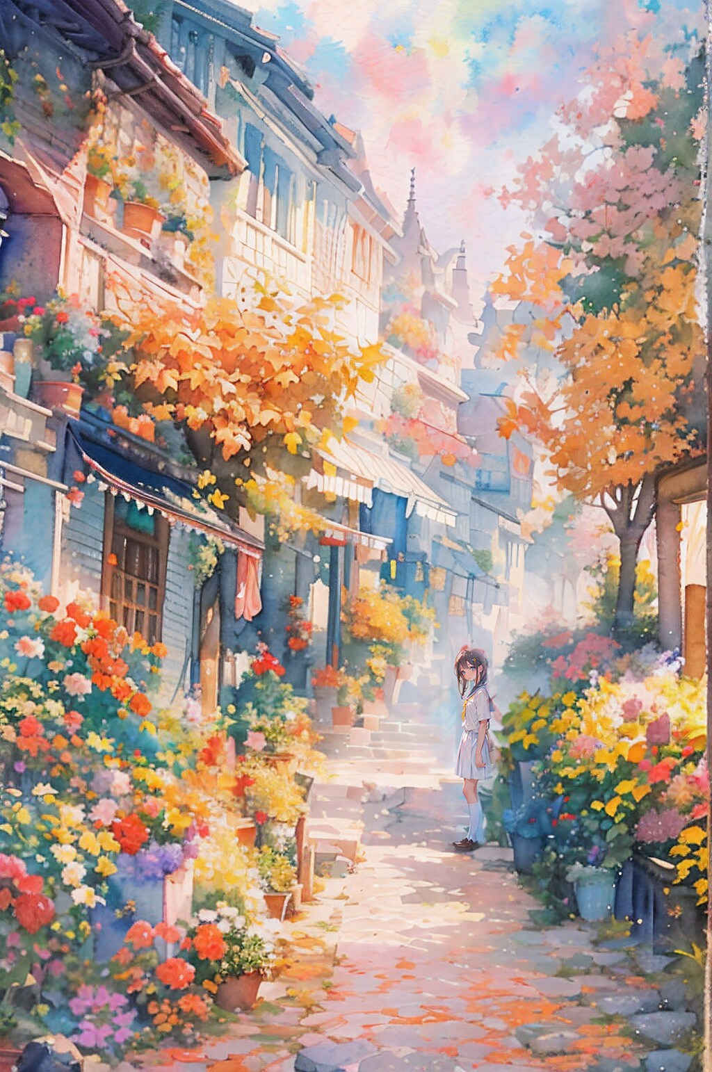 秋の朝