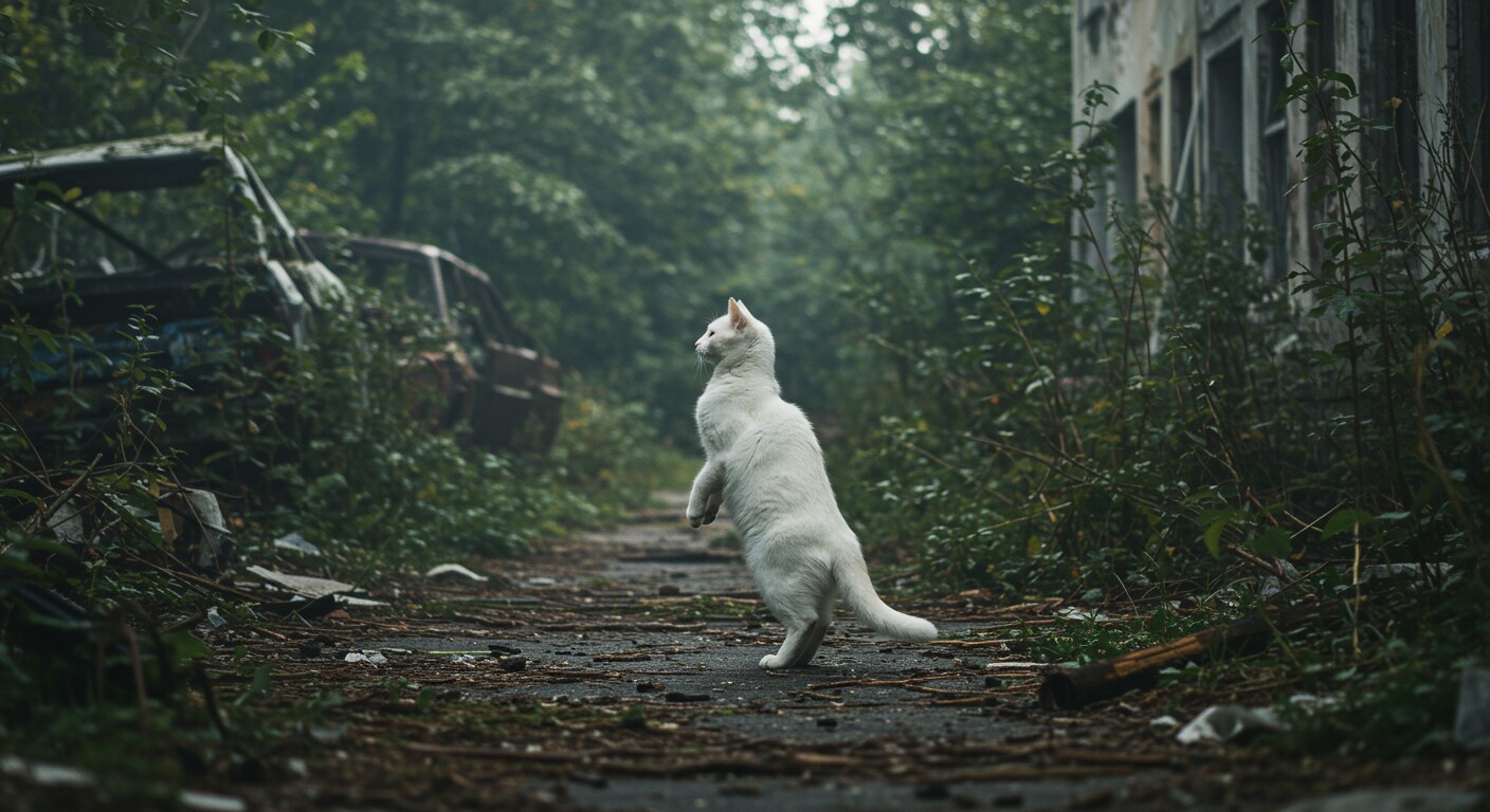 終末都市を行くただのねこ | の人気AIイラスト・グラビア